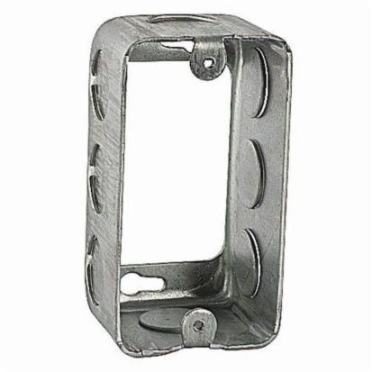Thomas & Betts Steel City® 59361-1/2 Drawn Style Utility Box Extension Ring, 1 Gangs, 4 in L x 2-1/8 in W x 1-7/8 in D, Steel